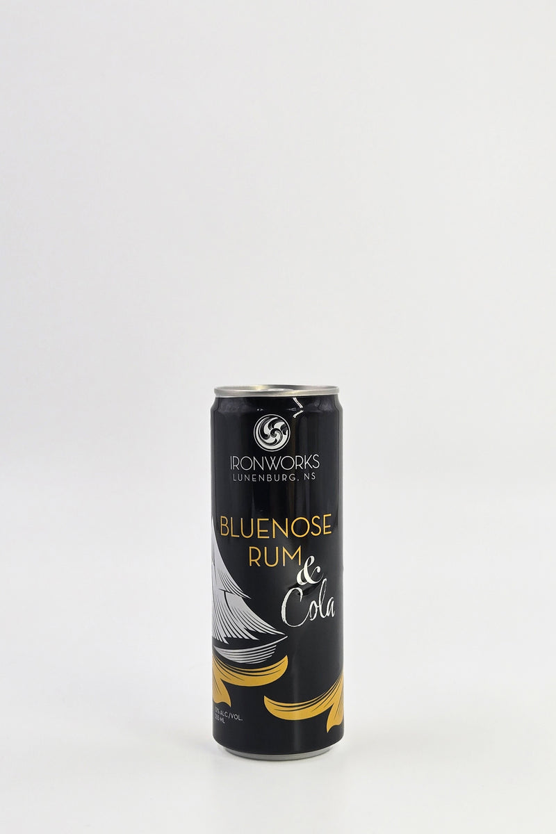 Bluenose Rum & Cola 355ml – Ironworks Distillery