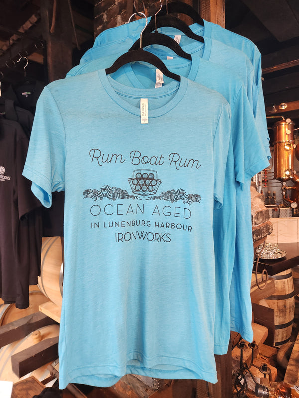 Rum Boat Rum Graphic Tee - Blue