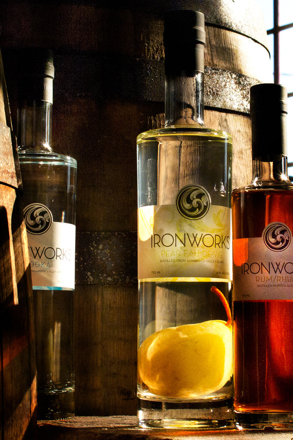 Pear Eau-de-Vie with the Pear in the Bottle